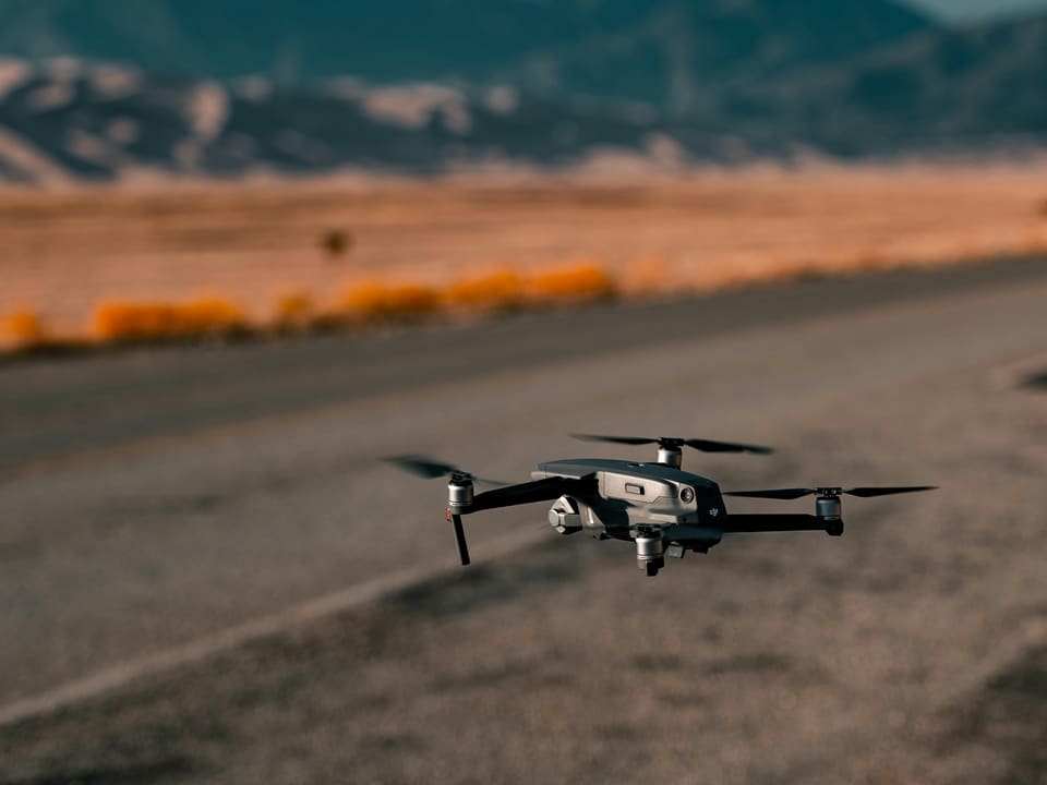 Professional drone equipment for thermal imaging and surveying